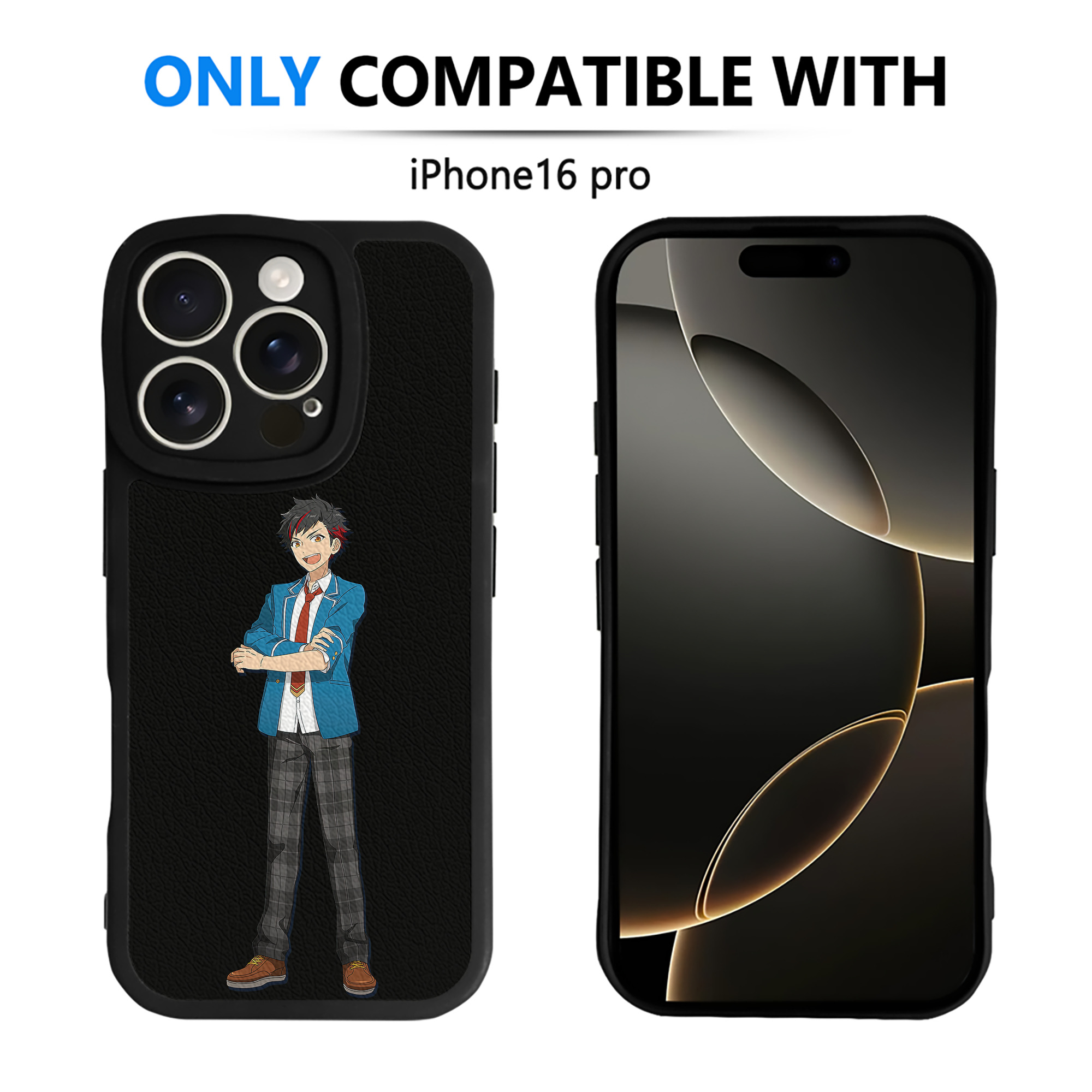 （画像用） あんさんぶるスターズ! Ensemble Stars 【iPhone 16シリーズ対応】シリコンスマホケース（レザー調） 材質：シリコン